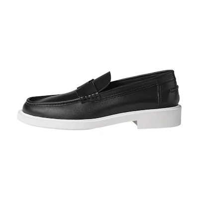 HERMES Guillaume Slip-On 'Black Leather'