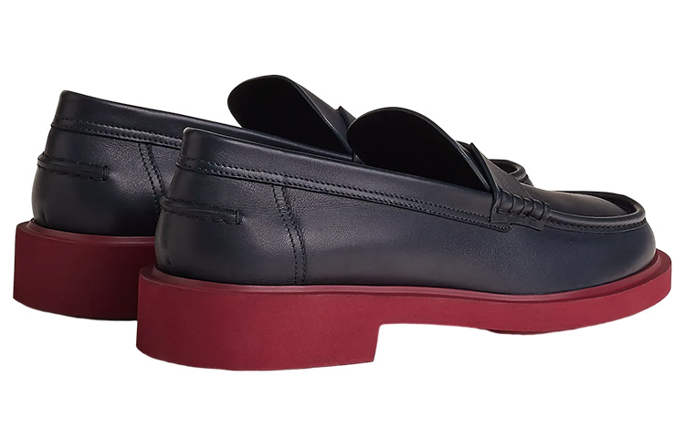 HERMES Guillaume Slip-On 'Black Leather' 圖 5