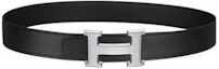 Buy HERMES H 扣頭光滑皮帶 男女情侶款 3.2cm 寬 H064544ck05H073967caaf