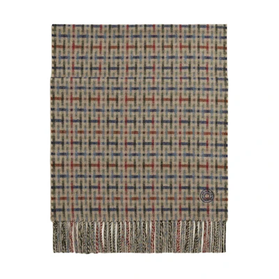 HERMES H Ecossais Cashmere Scarf Unisex Couple Style Brown. H394083T 07