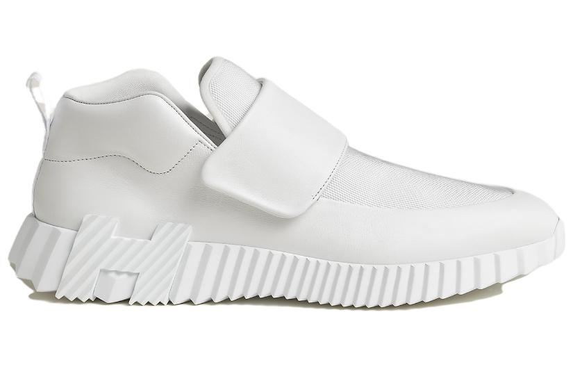 HERMES H Leather Canvas Low 'White' 圖 2