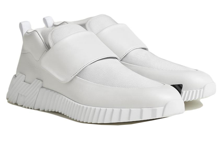 HERMES H Leather Canvas Low 'White' 圖 4