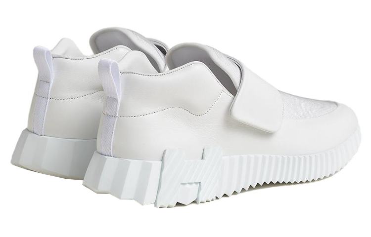 HERMES H Leather Canvas Low 'White' 圖 5