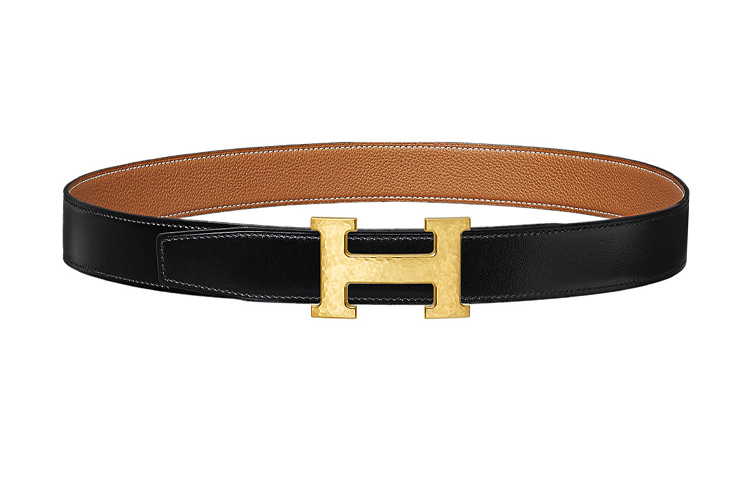 Order 愛馬仕 H Martelee 金扣 Epsom 小牛皮皮帶 黑/金 3.2公分 H064549CC06-H073967CAAA