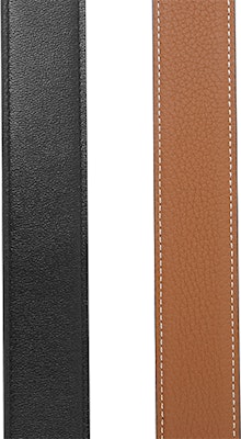 Hermes H Reversible Gold Buckle Togo Leather Belt Black/Gold 3.2cm H064544CC06-H073967CAAA Lookbook Hermes H Reversible Gold Buckle Togo Leather Belt Black/Gold 3.2cm H064544CC06-H073967CAAA