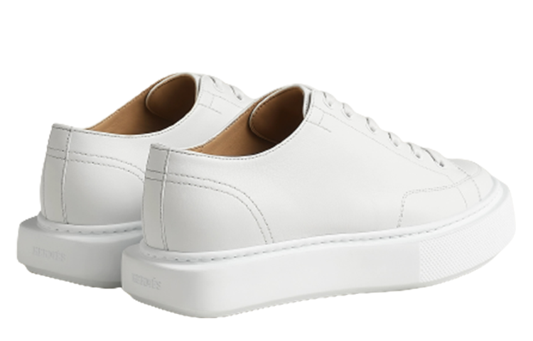 HERMES Haru Leather Low Top 'White' 圖 3