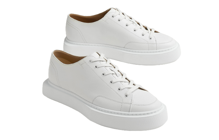 HERMES Haru Leather Low Top 'White' 圖 4