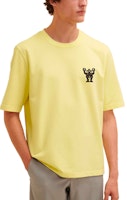 HERMES Hello Mr. Farrier Logo Robot Lemon T-Shirt H157830HA2Q HERMES Hello Mr. Farrier Logo Robot Lemon T-Shirt H157830HA2Q