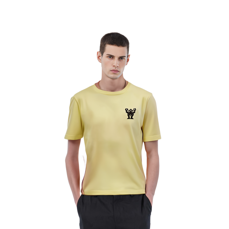 Shop HERMES Hello Mr. Farrier 檸檬機器人標誌T恤 H157830HA2Q