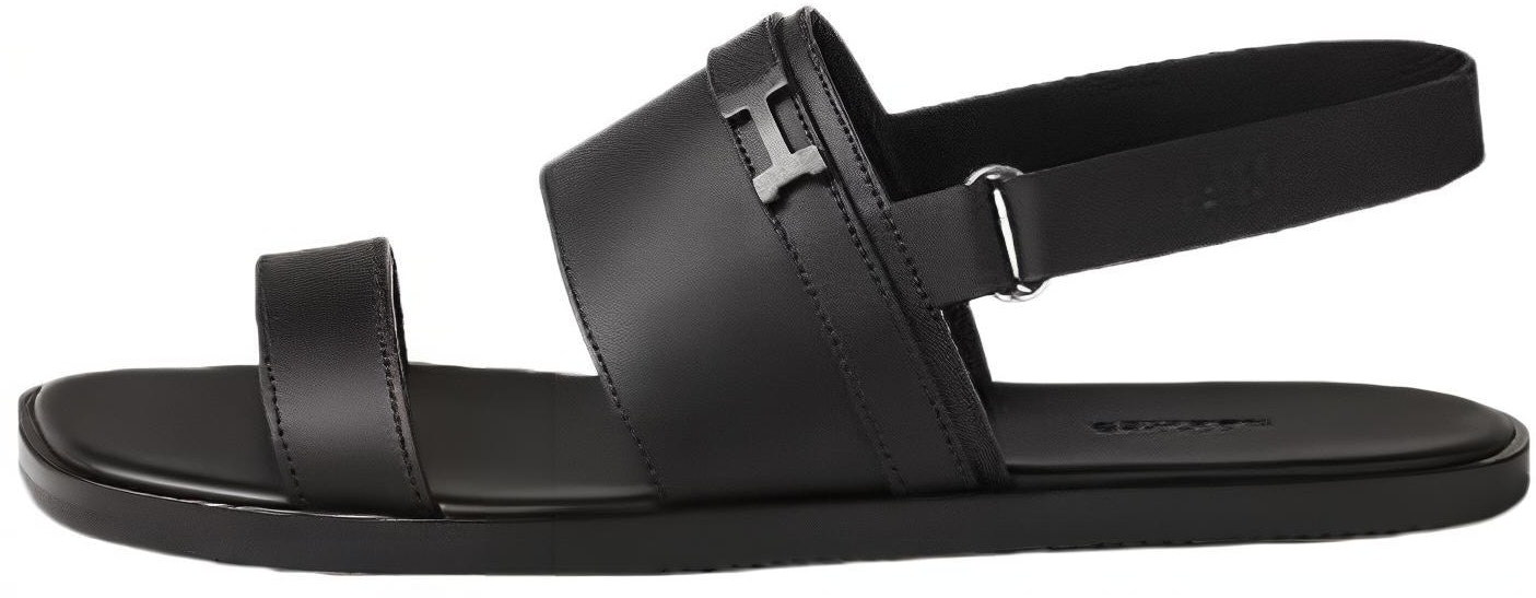 hermes-henrio-black-leather-sandal-h232976-z-h02