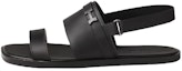 Buy HERMES Henrio 'Sandal Kulit Hitam' H232976Z-H02