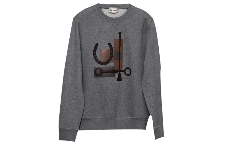 Order 爱马仕 Her-Mes 灰色卫衣胶囊系列 H047850HA76