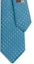 Shop Hermes HERMÈS Blue Silk Tie with Printed Logo Embroidery. H339379Tv07