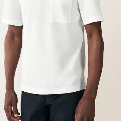 에르메스 자수 레터 반팔 폴로 셔츠 H367995HA90 Cheap 에르메스 자수 레터 반팔 폴로 셔츠 H367995HA90