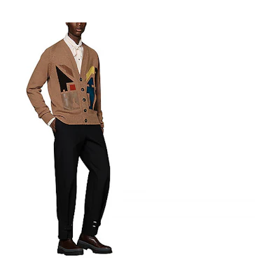 Hermes HERMÈS Camel Cashmere Knitted Sweater H047730HA37
