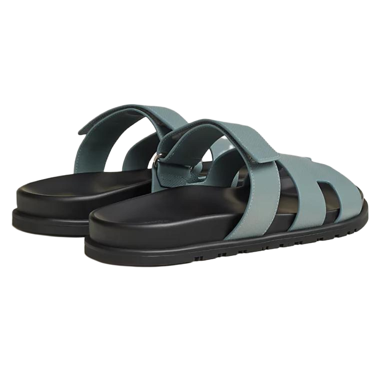 Purchase 爱马仕 Chypre 蓝色扣带拖鞋 H222857Z-HGT