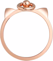 Shop 愛馬仕 Hermès Collier de Chien 玫瑰金戒指 情侶款 男女皆適用 H1081188