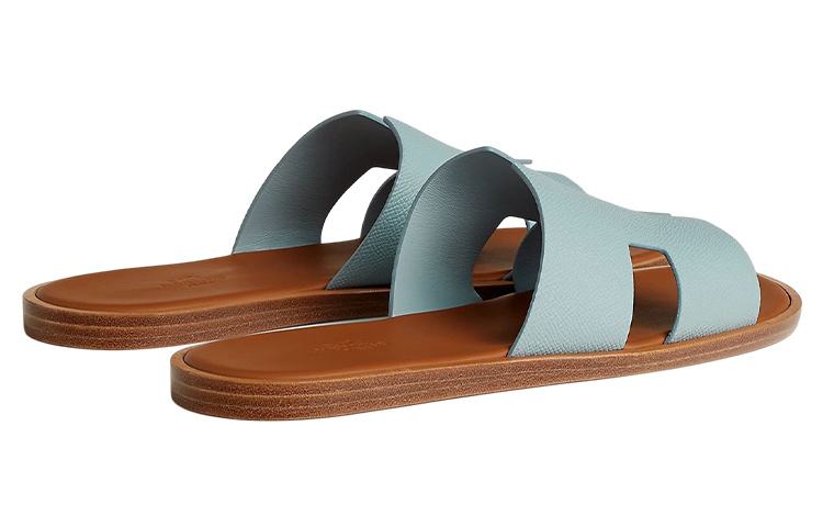 Shop 爱马仕 Izmir凉鞋 “浅蓝色” H221824Z-H45