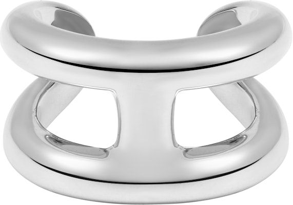 Hermes Hermès Osmose Ring Small Silver Classic H-Shape Open Design Ring. H102539B-000 Buy Hermes Hermès Osmose Ring Small Silver Classic H-Shape Open Design Ring. H102539B-000