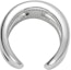Shop Hermes Hermès Osmose Ring Small Silver Classic H-Shape Open Design Ring. H102539B-000