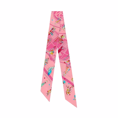 Hermes Hermès Paris Pink Scarf Bookmark Edition H063416S-03