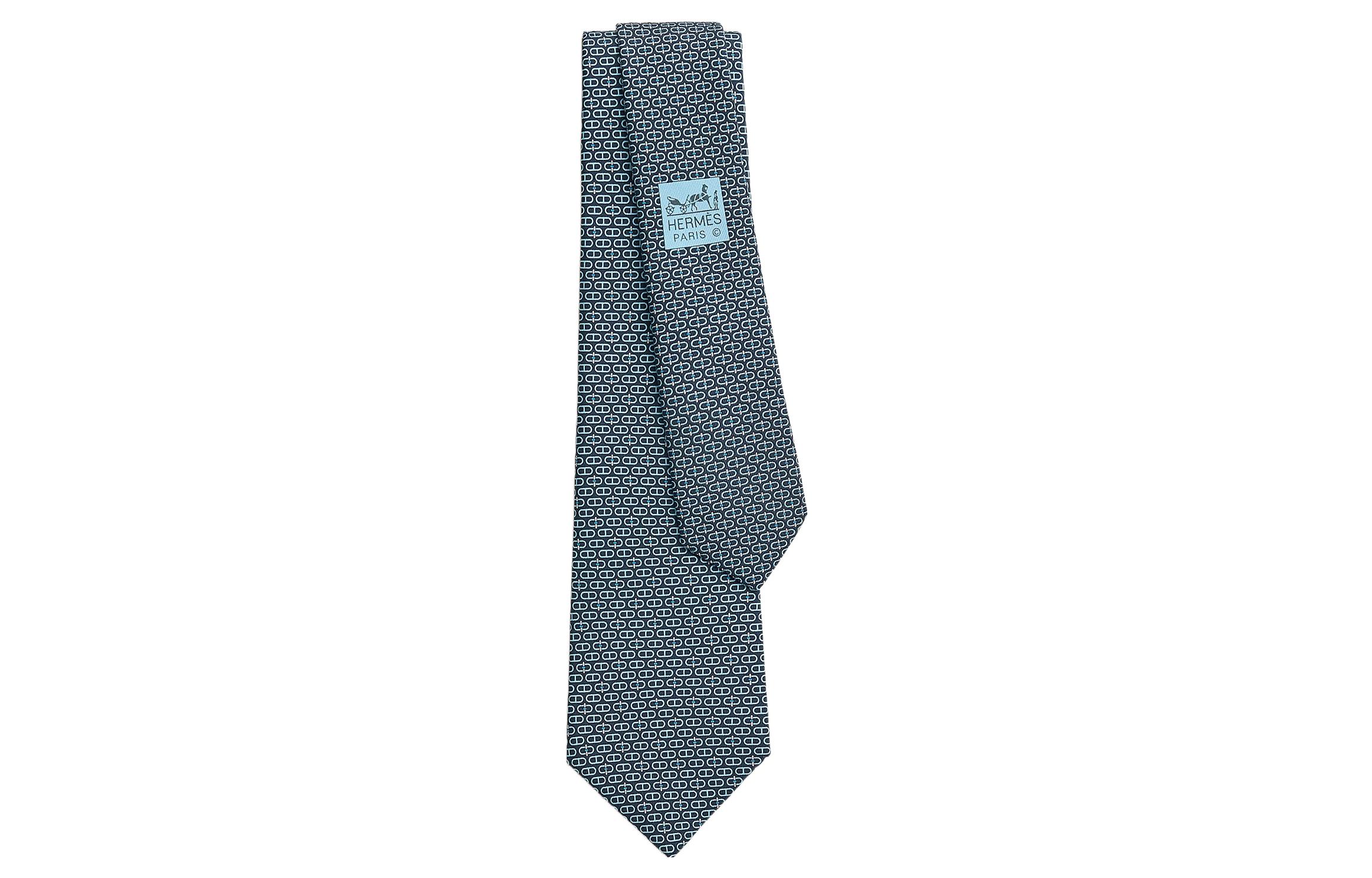 Hermes HERMÈS Simple Logo Silk Tie H006289T-21