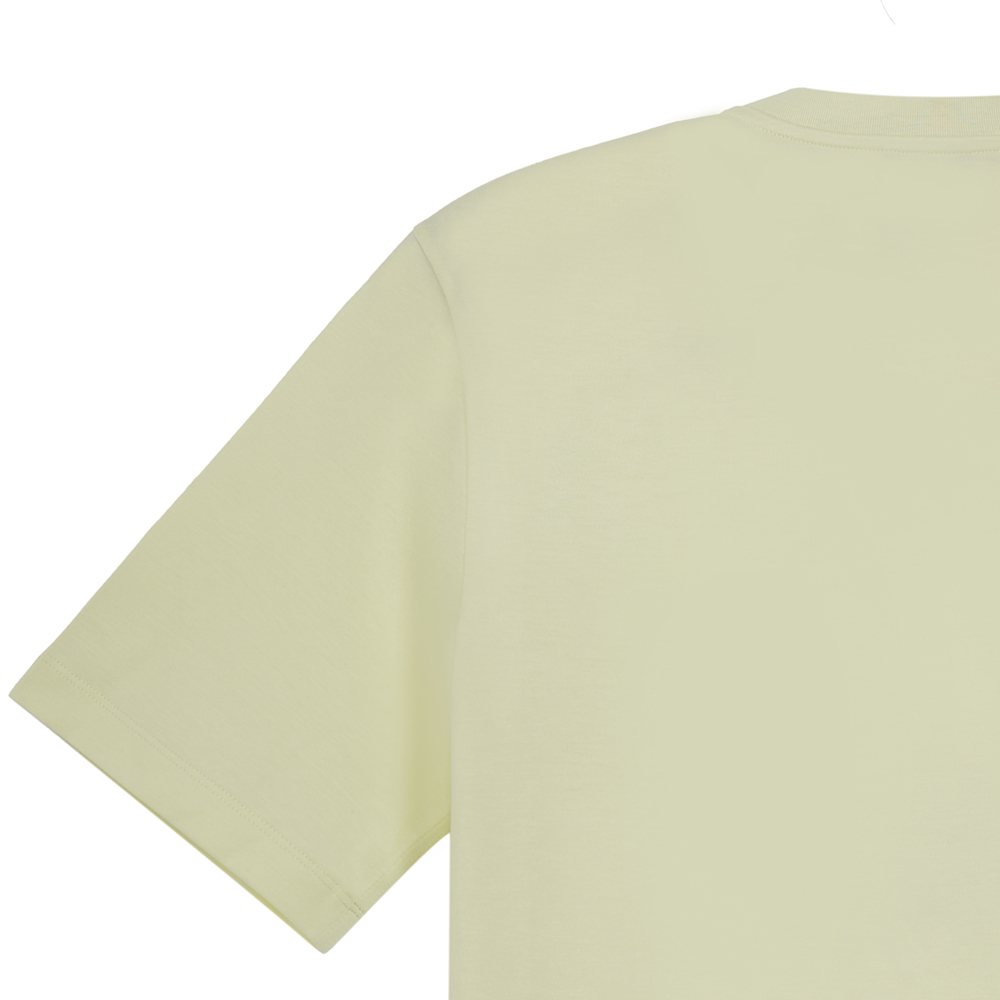 Sizing 爱马仕 HERMÈS 2023春夏卡通印花柠檬黄圆领短袖T恤 休闲上衣 H357940HA2Q