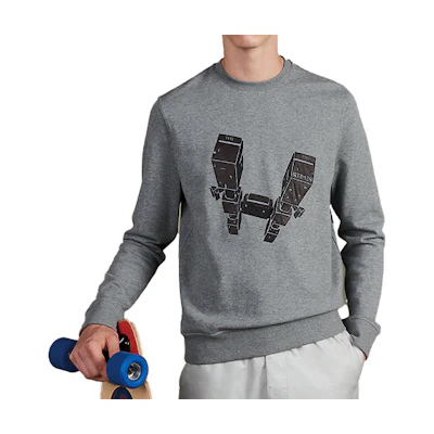 Hermes Hermes Odyssee Crewneck Sweatshirt Grey - Casual Essentials H037545HA82