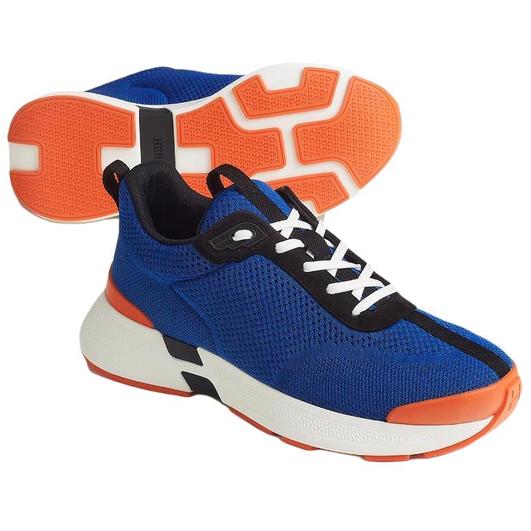 Purchase HERMES愛馬仕 Heros 舒適百搭 低幫 生活休閒鞋 男款 藍色