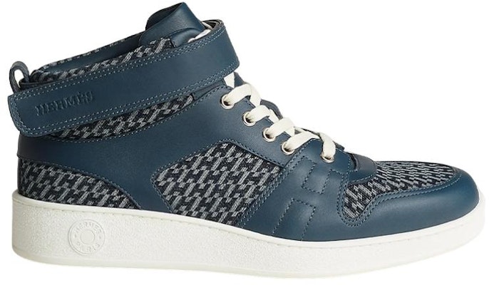 HERMES High-Top Leather Sneakers 'Blue Fashion' H231793Z-HCB Order HERMES High-Top Leather Sneakers 'Blue Fashion' H231793Z-HCB