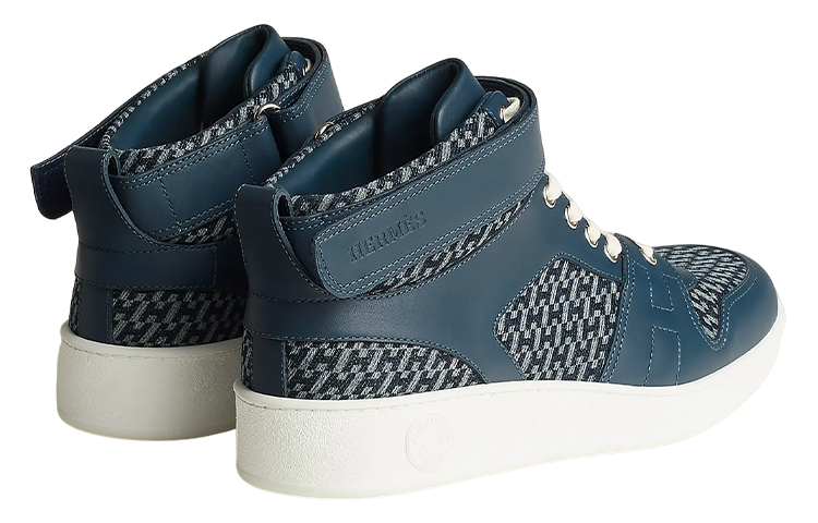 Shop Zapatillas Altas de Cuero HERMES 'Moda Azul' H231793Z-HCB