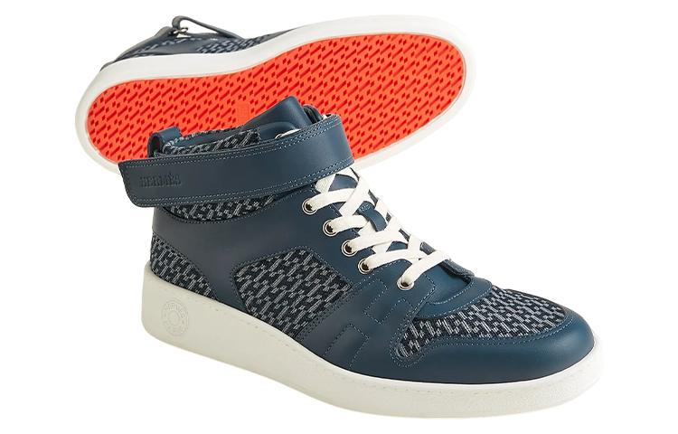 Purchase Zapatillas Altas de Cuero HERMES 'Moda Azul' H231793Z-HCB