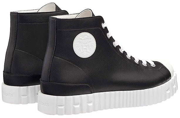 HERMES High-Top Sneaker 'Classic Black Calfskin' H211942Z-H02 Lookbook HERMES High-Top Sneaker 'Classic Black Calfskin' H211942Z-H02