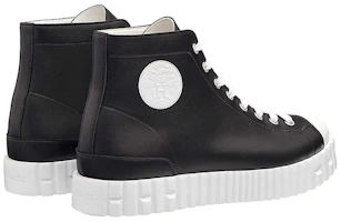 Lookbook HERMES Sepatu Tinggi 'Kulit Sapi Hitam Klasik' H211942Z-H02