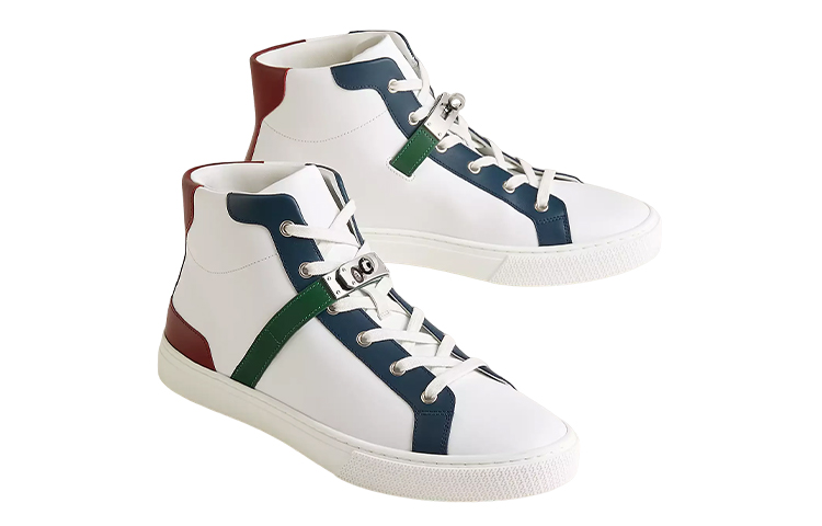 Lookbook HERMES Sepatu High-Top 'Panel Multicolor' H212904Z-HMB