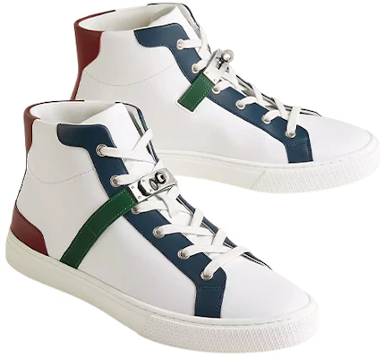HERMES Sepatu High-Top 'Panel Multicolor' H212904Z-HMB Lookbook HERMES Sepatu High-Top 'Panel Multicolor' H212904Z-HMB