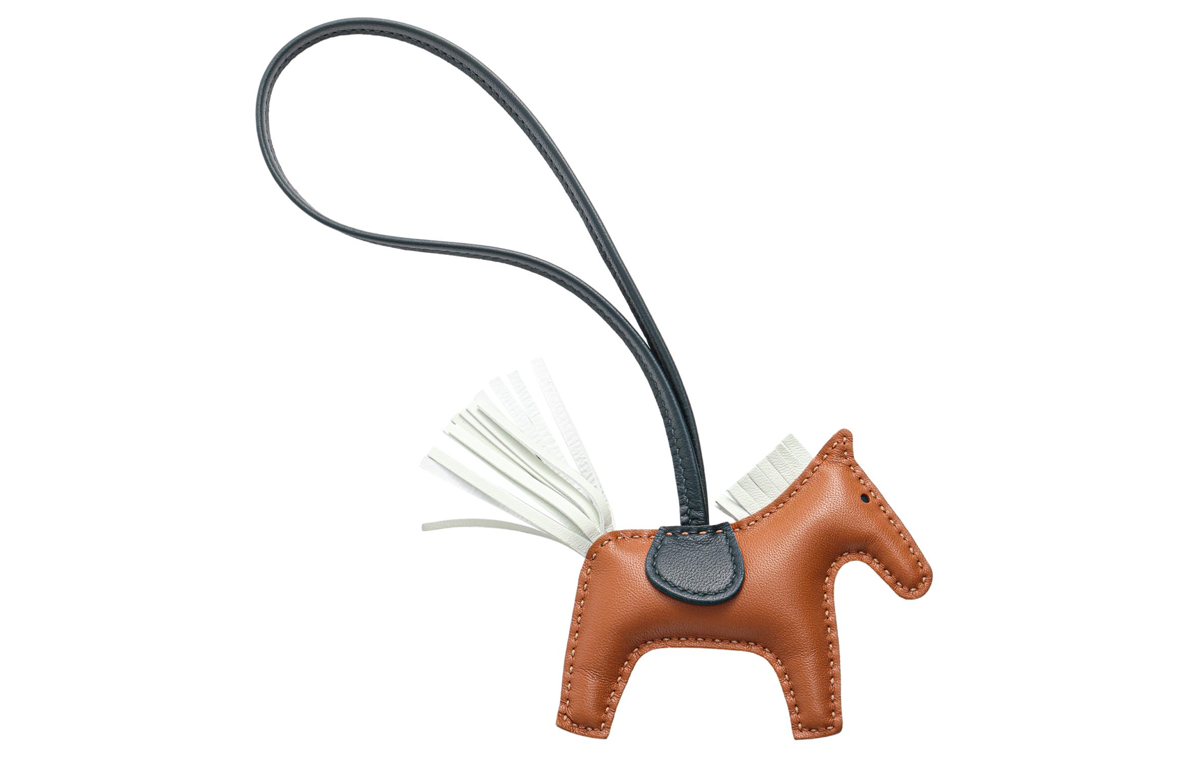 HERMES Horse-Shaped Leather Bag Charm Unisex Couple Design in Brown. H064929CADQ 圖 2