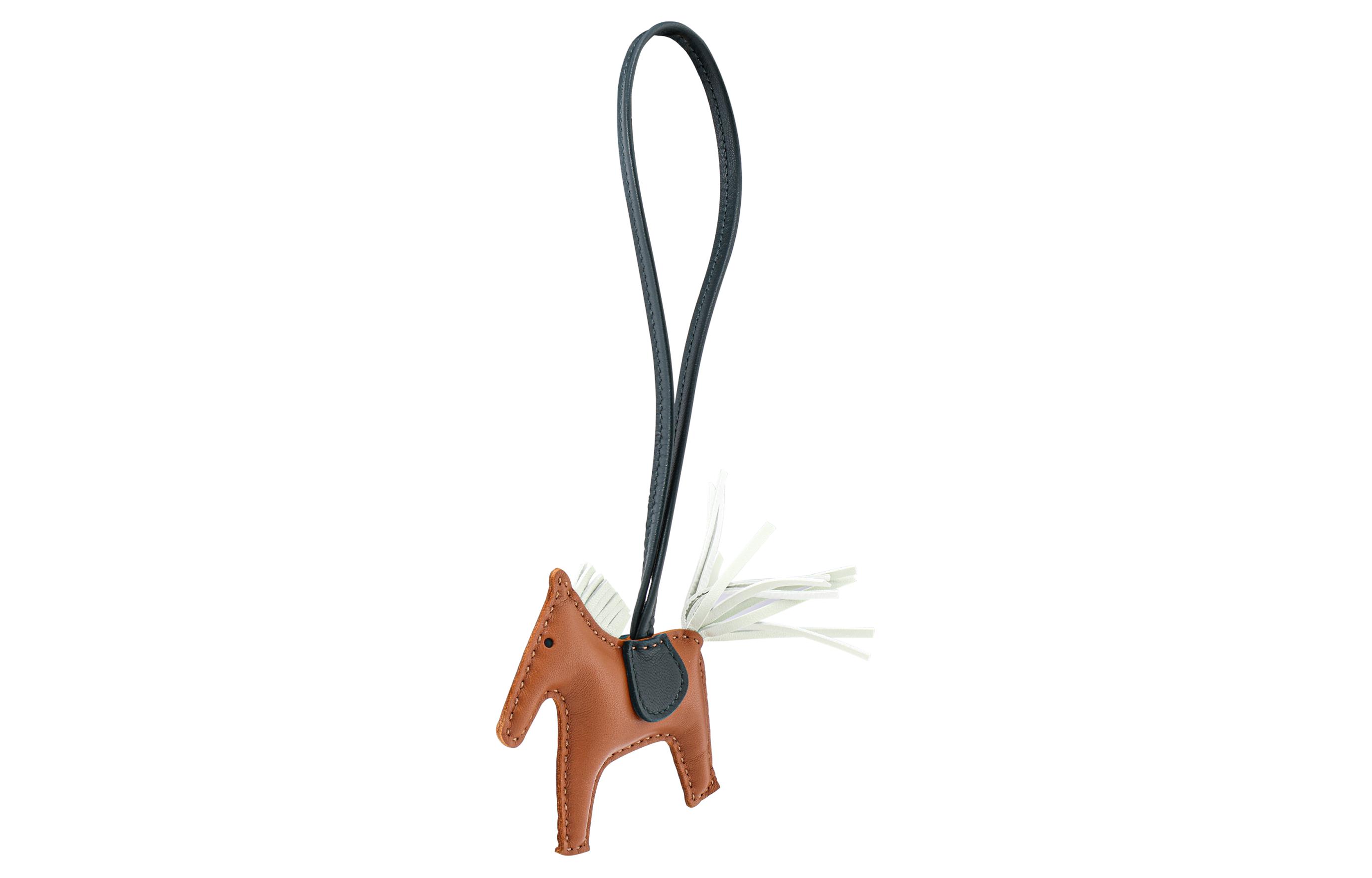 HERMES Horse-Shaped Leather Bag Charm Unisex Couple Design in Brown. H064929CADQ 圖 4