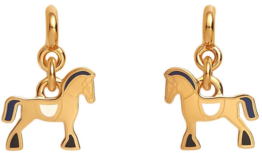 hermes-horse-design-gold-plated-metal-earrings-unisex-couple-style-gold-h100008-f-af