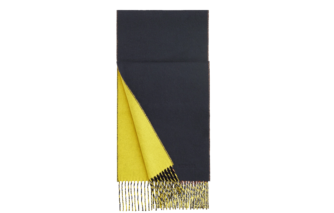 HERMES Iconic Embroidered Cashmere Wool Scarf Unisex. H393795T04 圖 2