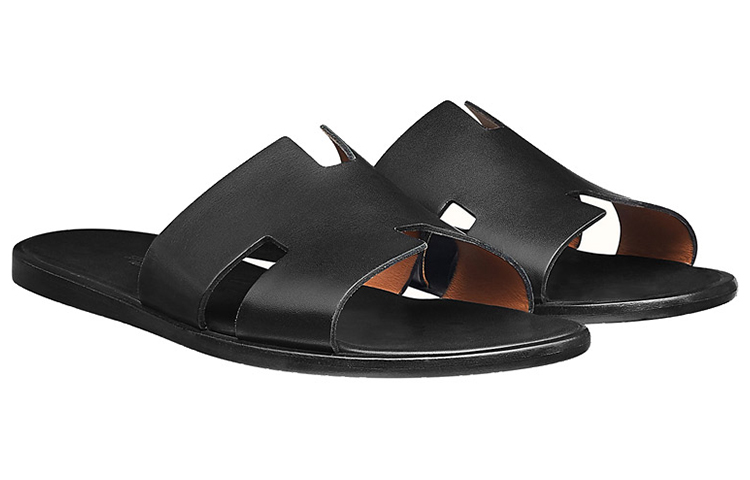 Shop エルメス イズミール サンダル (黒) H041141Z-H01