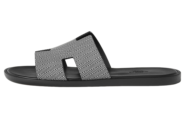 HERMES Izmir Sandal 'Black and White'