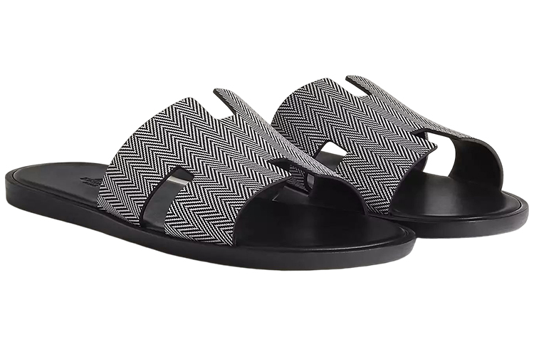 HERMES Izmir Sandal 'Black and White' 圖 3
