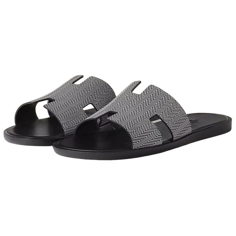HERMES Izmir Sandal 'Black and White' 圖 4
