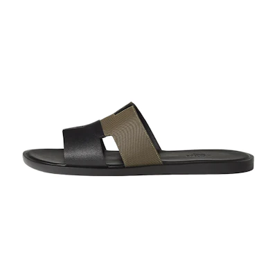 HERMES Izmir Sandal 'Black Brown'
