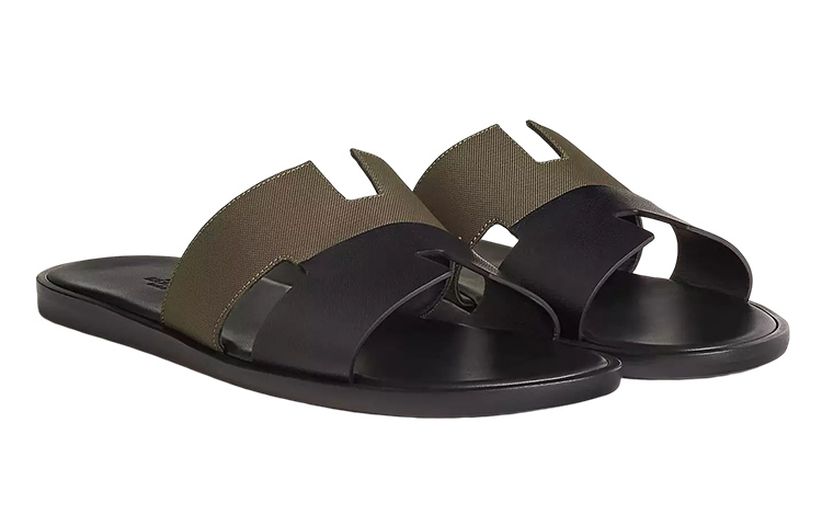 HERMES Izmir Sandal 'Black Brown' 圖 3