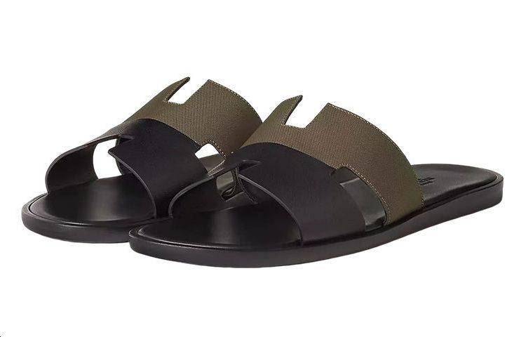 HERMES Izmir Sandal 'Black Brown' 圖 5
