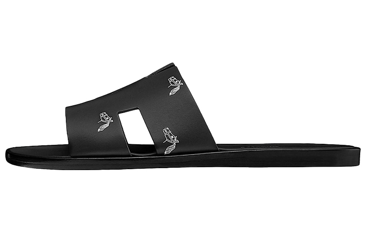 HERMES Izmir Sandal 'Black Print'