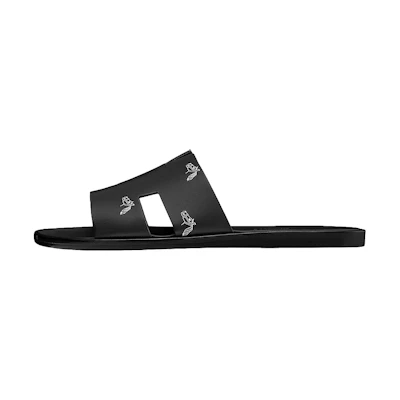 HERMES Izmir Sandal 'Black Print'