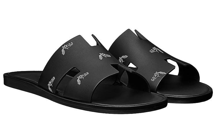 HERMES Izmir Sandal 'Black Print' 圖 3